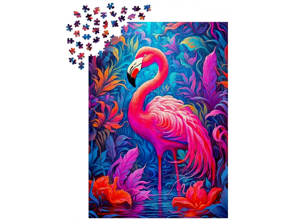 Puzzle 1000 piese Enjoy – Flamingo Miracle [3]