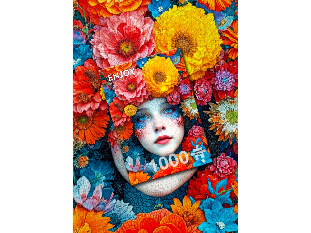 Puzzle 1000 piese Enjoy – Floral Grasp [4]