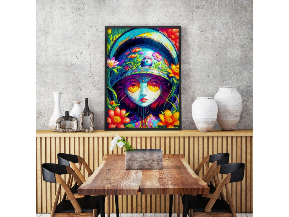 Puzzle 1000 piese Enjoy – Floral Warrior [6]