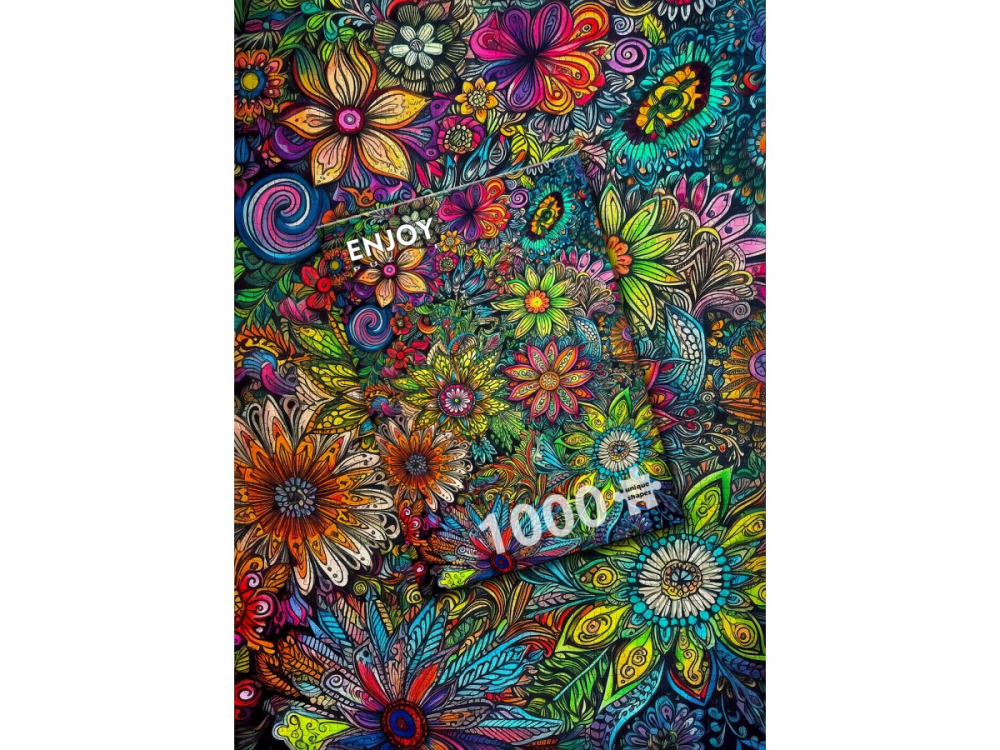 Puzzle 1000 piese Enjoy – Flower Power [4]