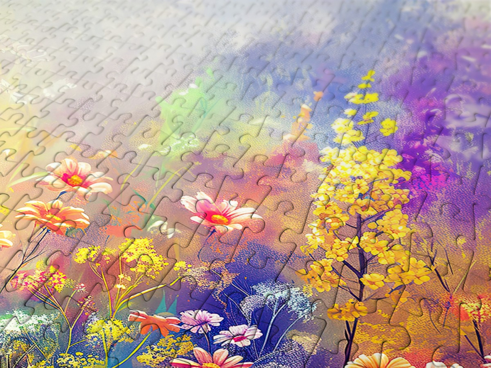 Puzzle 1000 piese Enjoy – Flowering Glade [5]