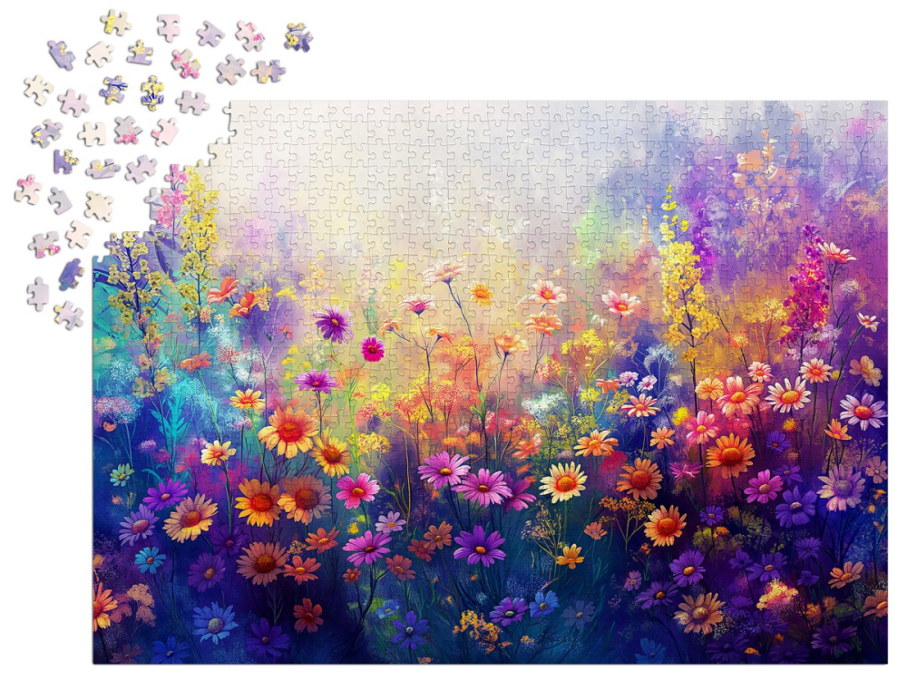 Puzzle 1000 piese Enjoy – Flowering Glade [3]