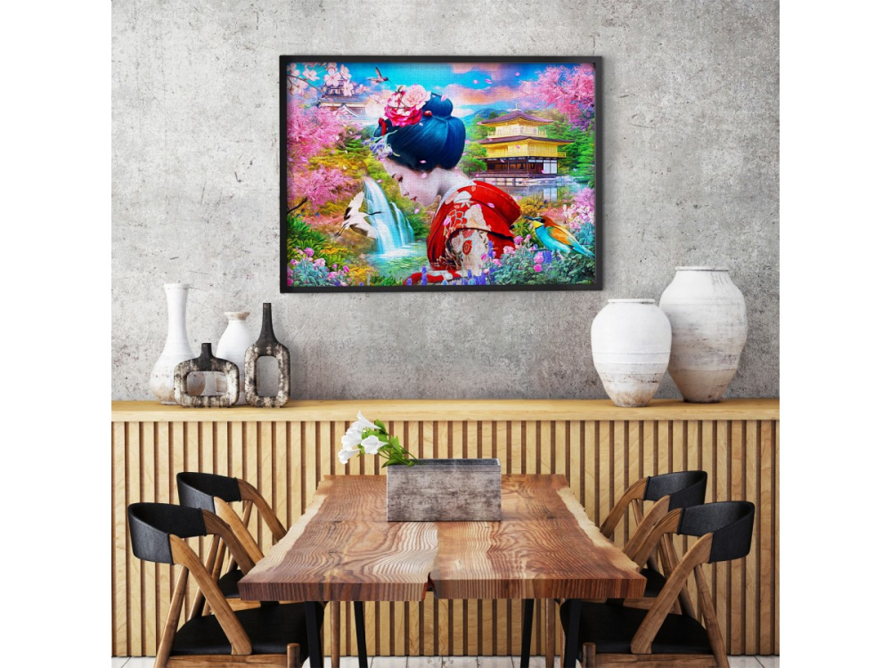 Puzzle 1000 piese Enjoy – Geisha Garden [6]