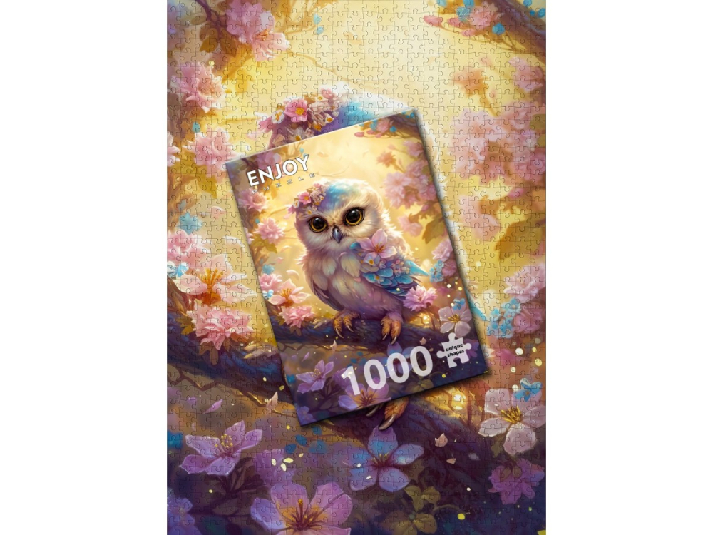 Puzzle 1000 piese Enjoy – Gentle Owl [4]