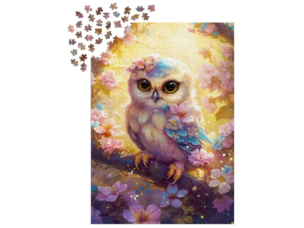 Puzzle 1000 piese Enjoy – Gentle Owl [3]