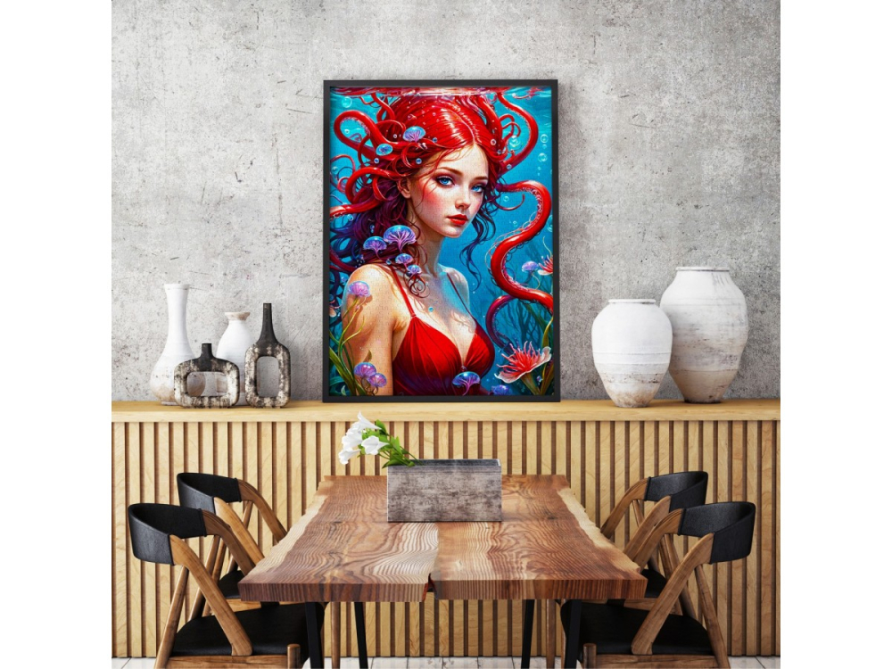 Puzzle 1000 piese Enjoy – Ginger Mermaid [6]