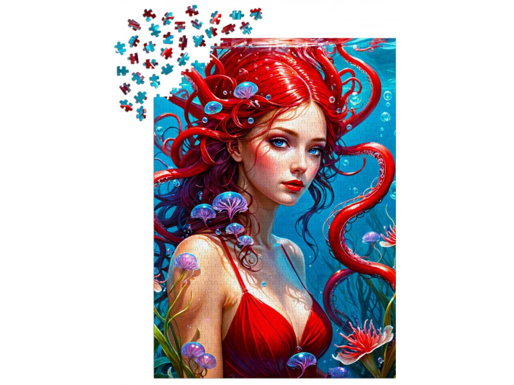 Puzzle 1000 piese Enjoy – Ginger Mermaid [3]