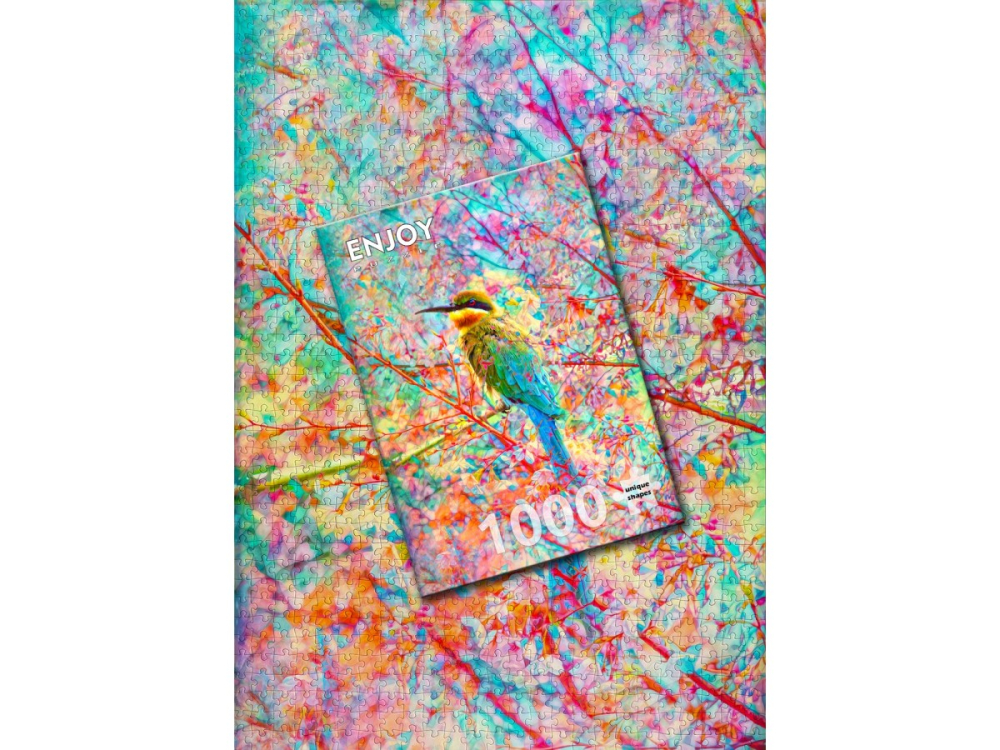 Puzzle 1000 piese Enjoy – Happy Bird [4]