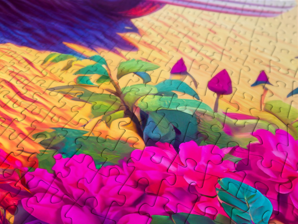 Puzzle 1000 piese Enjoy – Hippie at Heart [5]