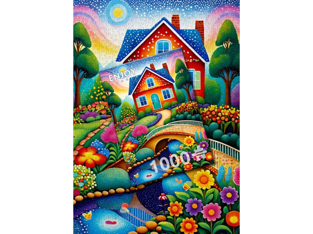 Puzzle 1000 piese Enjoy – House of Colors [4]