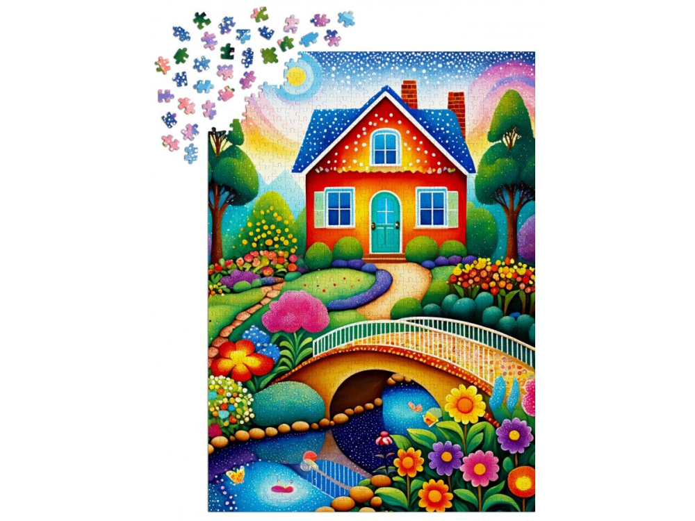 Puzzle 1000 piese Enjoy – House of Colors [3]