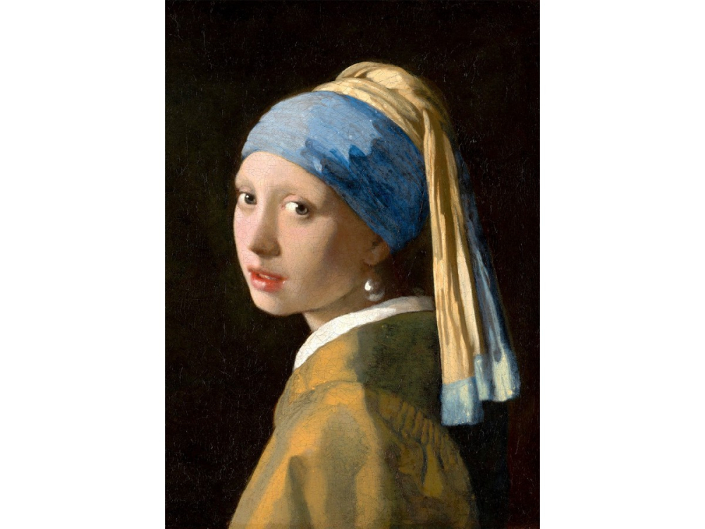 Puzzle 1000 piese Enjoy – Johannes Vermeer: Girl with a Pearl Earring [2]