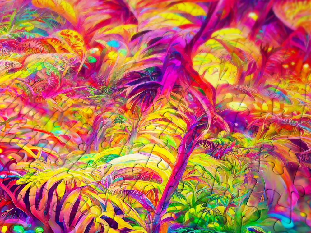 Puzzle 1000 piese Enjoy – Jungle Tapestry [5]