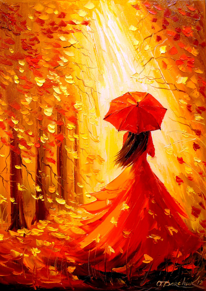 Puzzle 1000 piese Enjoy – Lady Autumn [2]