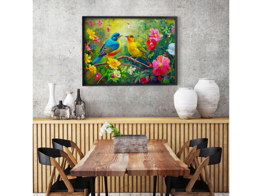 Puzzle 1000 piese Enjoy – Lovebirds Duet [6]