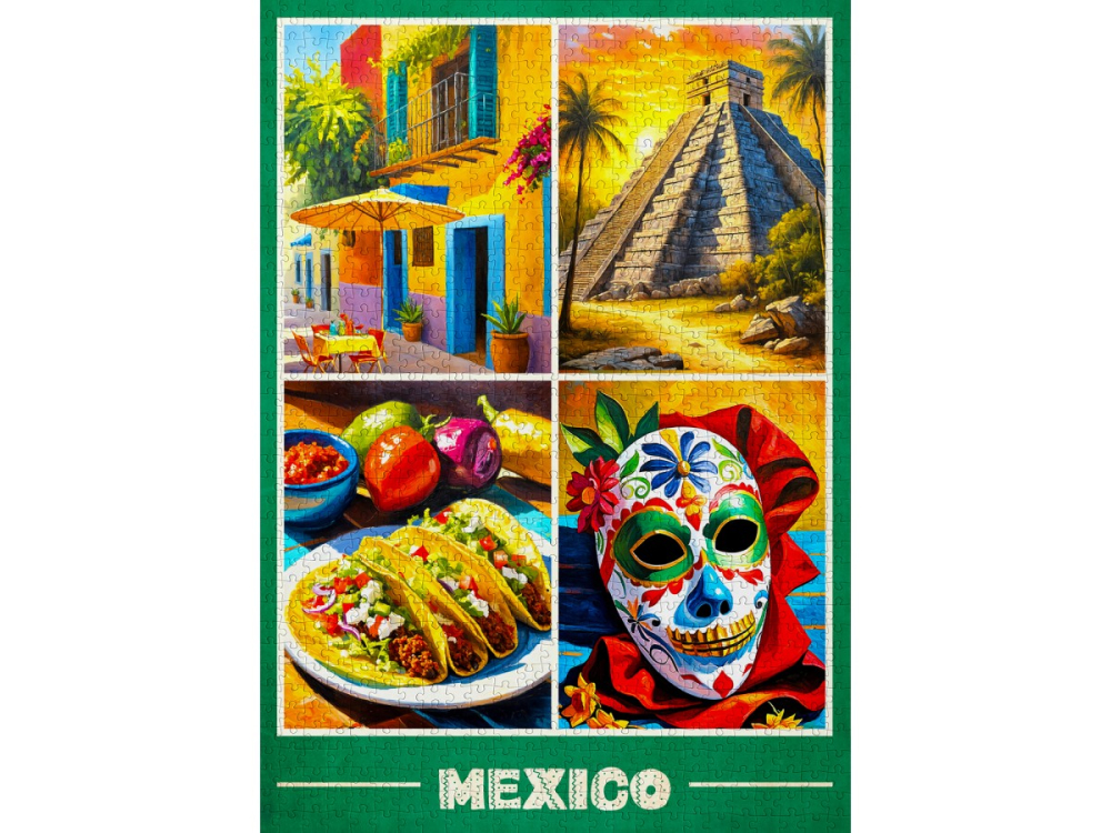 Puzzle 1000 piese Enjoy – Mexico [2]
