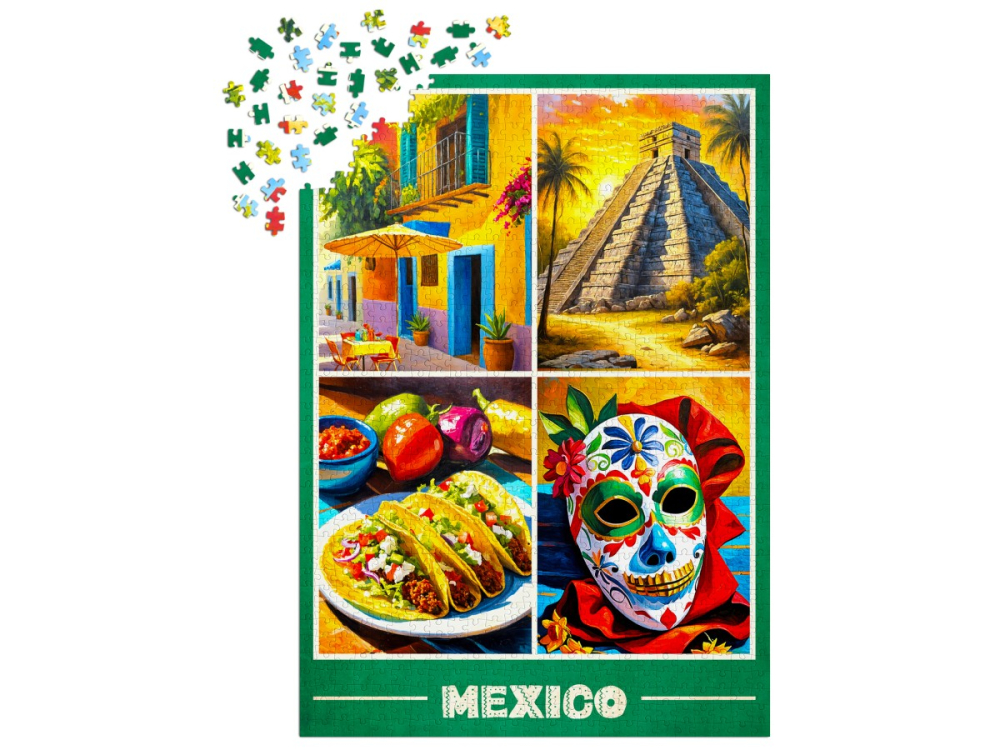 Puzzle 1000 piese Enjoy – Mexico [3]