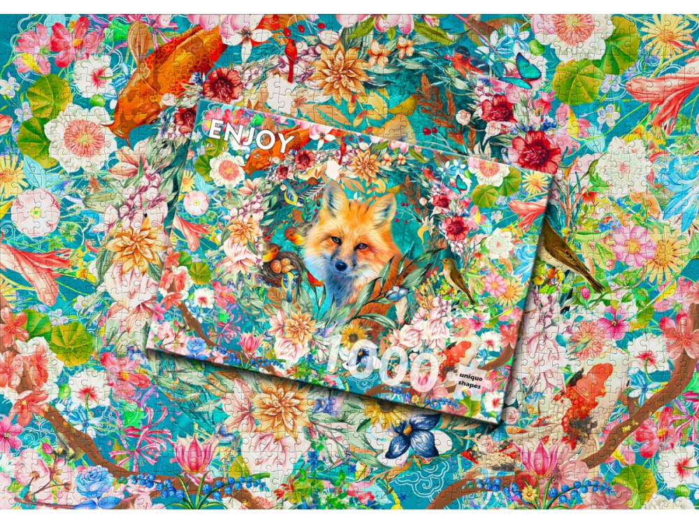 Puzzle 1000 piese Enjoy – Miss Foxy [4]