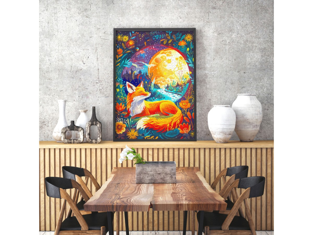 Puzzle 1000 piese Enjoy – Moon Fox [6]