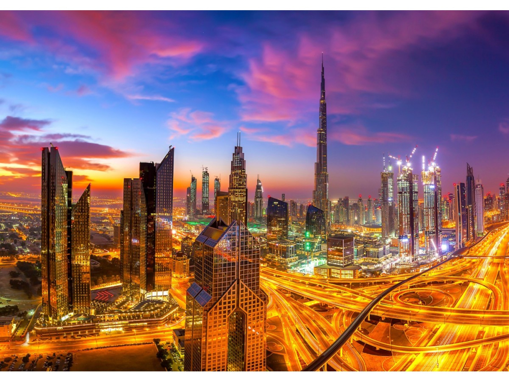 Puzzle 1000 piese Enjoy – Morning Over Dubai Downtown [2]
