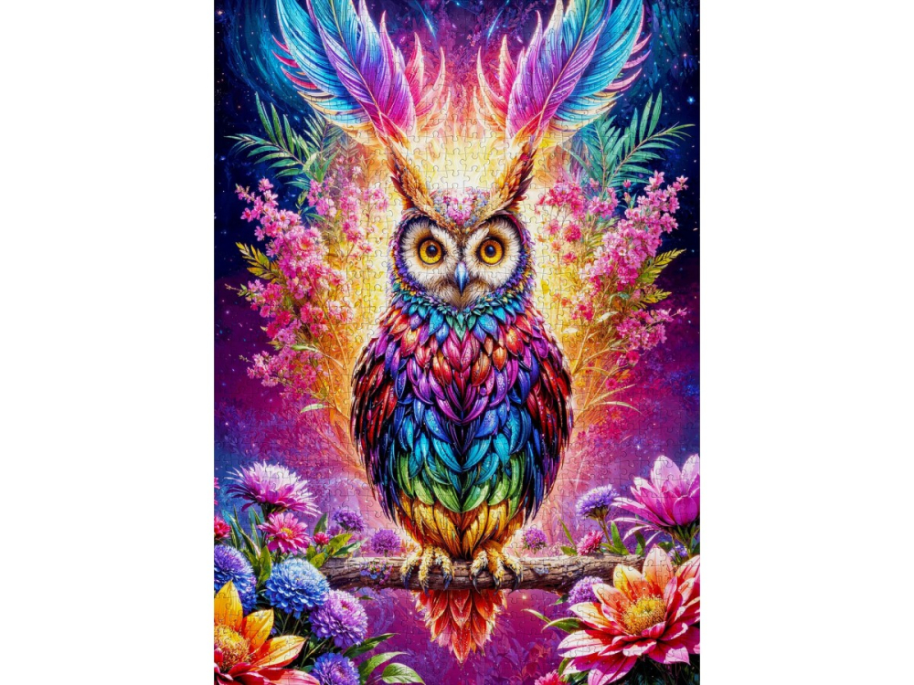 Puzzle 1000 piese Enjoy – Neon Owl [2]