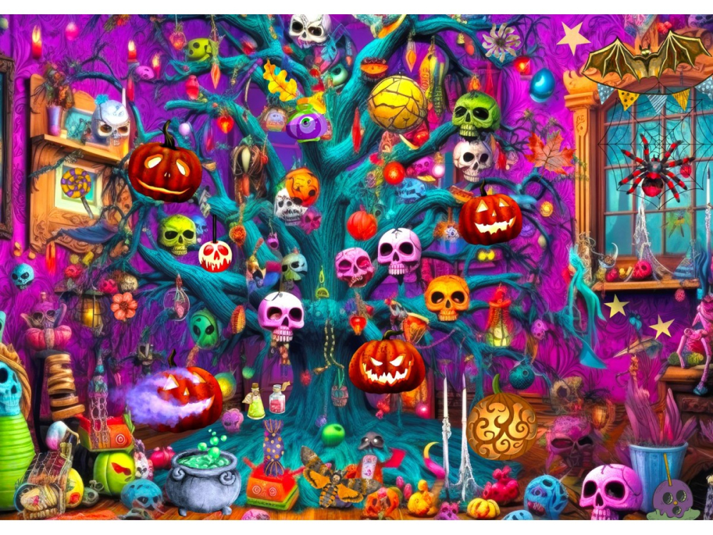 Puzzle 1000 piese Enjoy – Nightmare Manor [2]