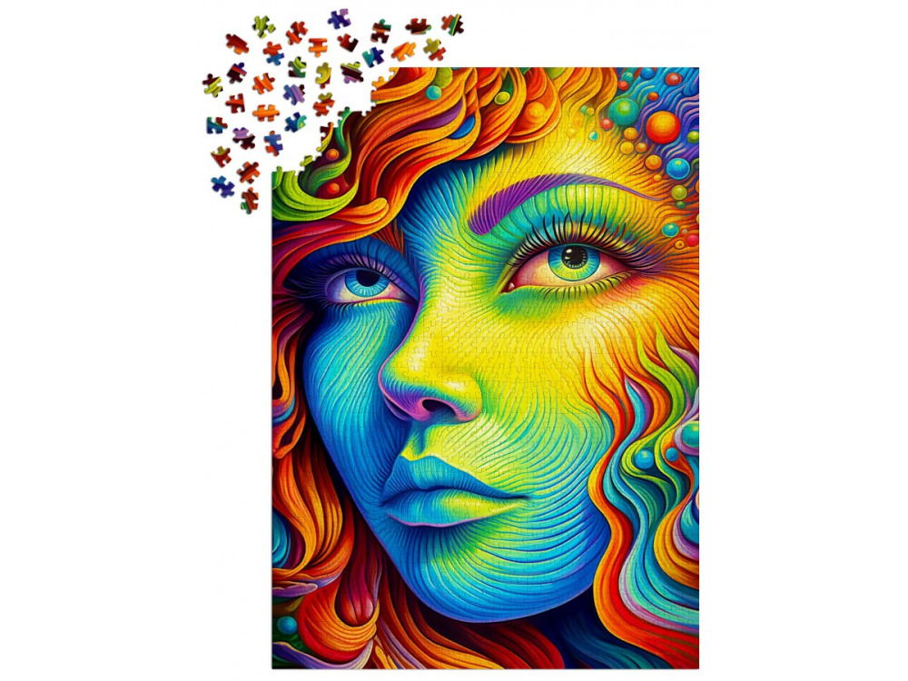 Puzzle 1000 piese Enjoy – Painted Lady [3]