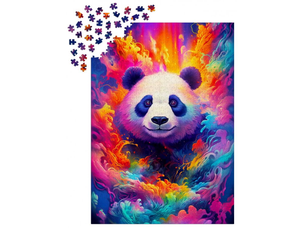 Puzzle 1000 piese Enjoy – Panda Daydream [3]