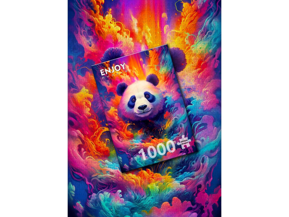 Puzzle 1000 piese Enjoy – Panda Daydream [4]