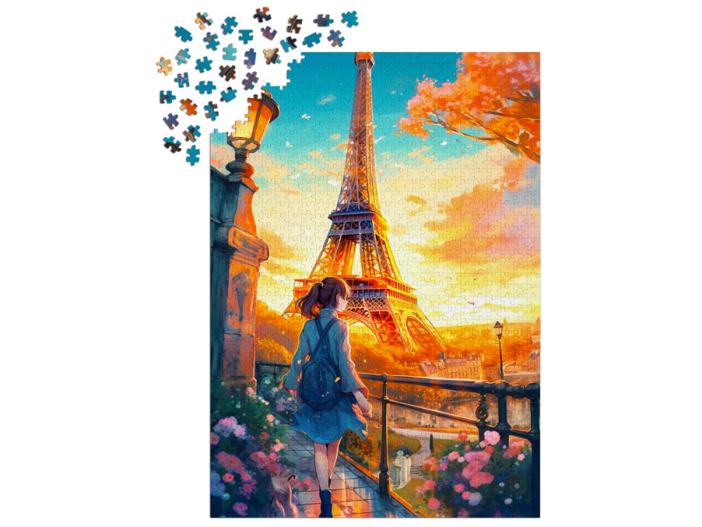Puzzle 1000 piese Enjoy – Parisian Wanderlust [3]