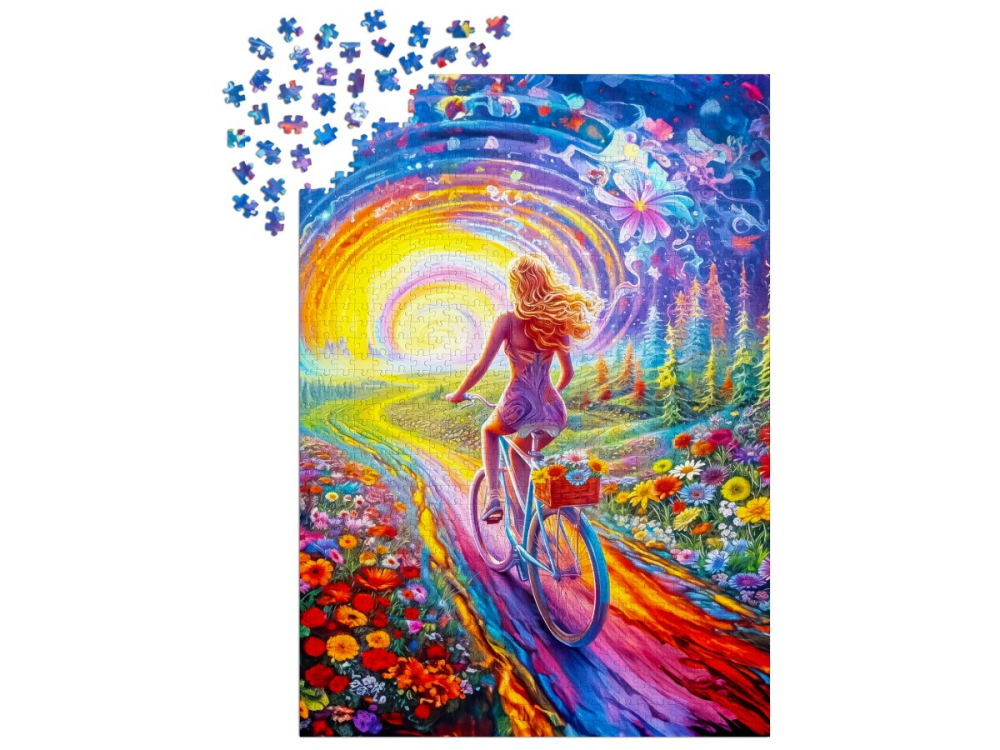 Puzzle 1000 piese Enjoy – Pedals to Freedom [3]