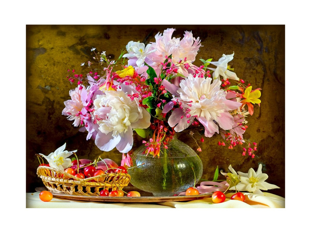 Puzzle 1000 piese Enjoy – Peonies Beauty [2]