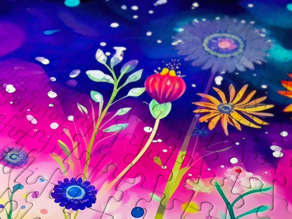 Puzzle 1000 piese Enjoy – Petal Serenade [5]