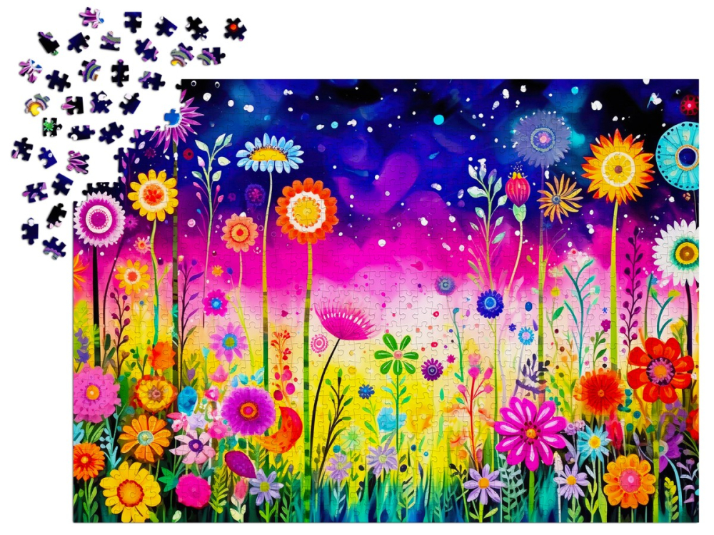 Puzzle 1000 piese Enjoy – Petal Serenade [3]