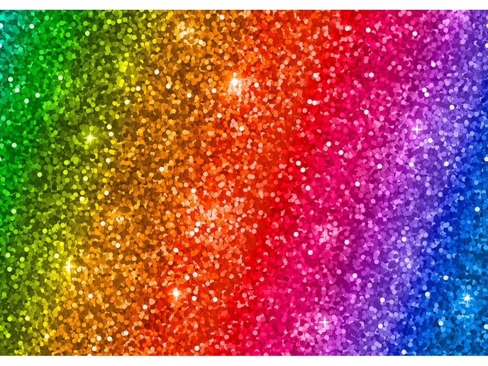 Puzzle 1000 piese Enjoy – Rainbow Glitter Gradient [2]