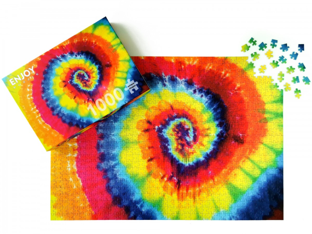 Puzzle 1000 piese Enjoy – Rainbow Swirl [2]