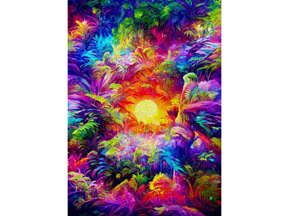 Puzzle 1000 piese Enjoy – Rainbow Tropic [2]