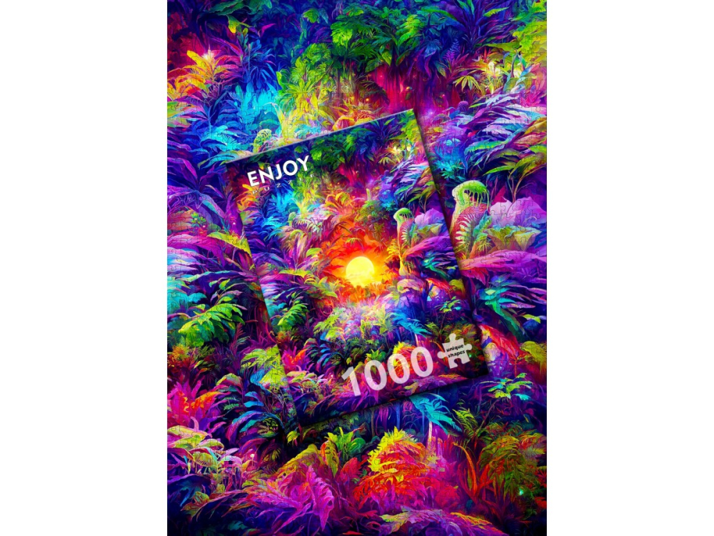Puzzle 1000 piese Enjoy – Rainbow Tropic [4]