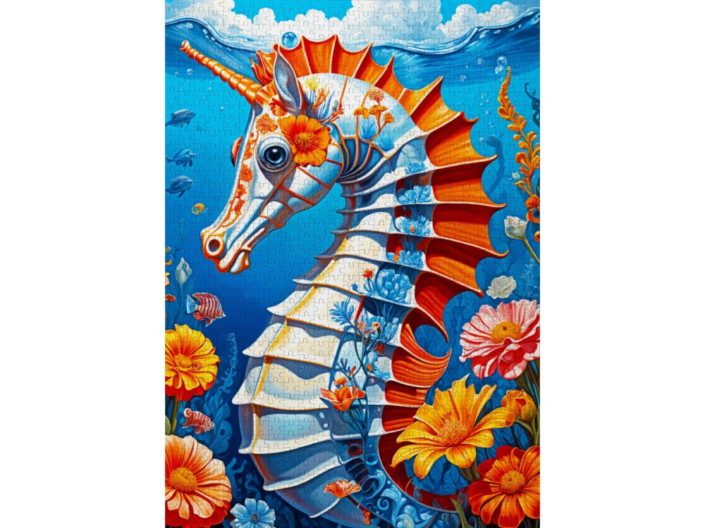 Puzzle 1000 piese Enjoy – Sea Horse [2]