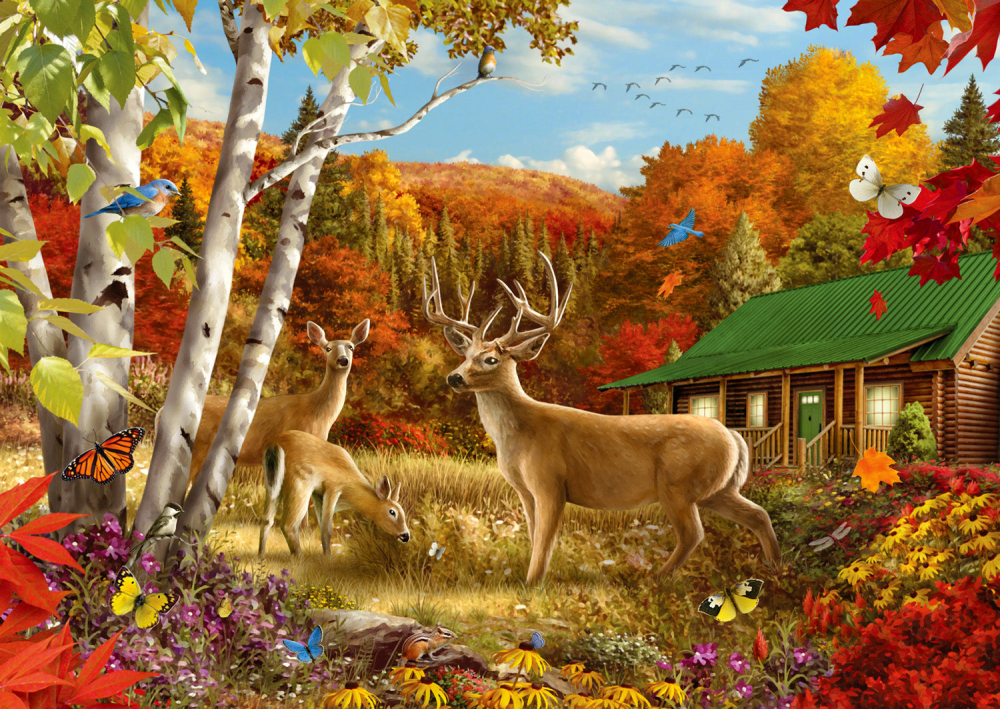 Puzzle 1000 piese Enjoy – Somewhere in a Field [2]