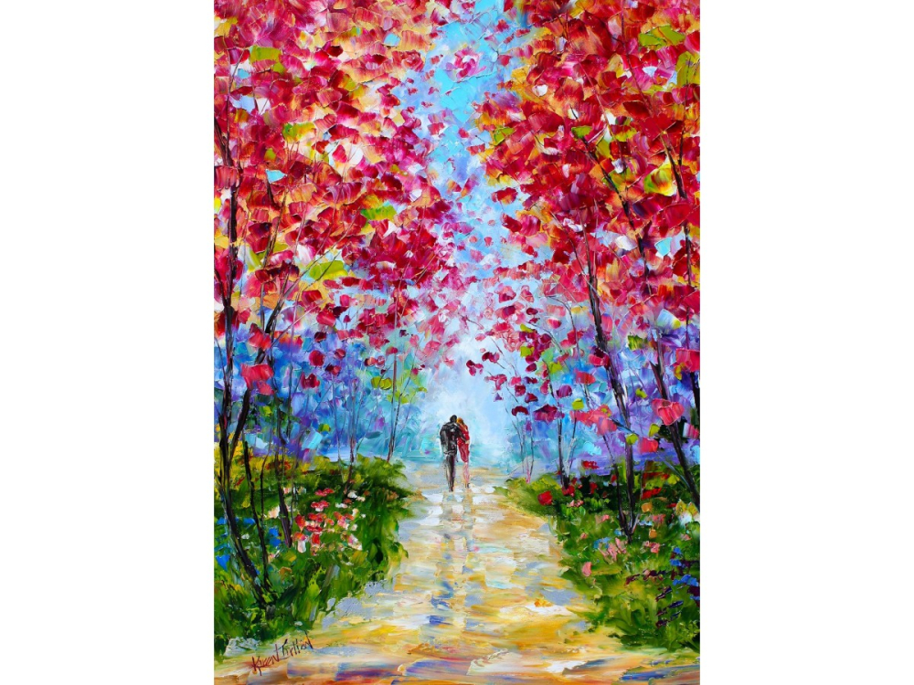 Puzzle 1000 piese Enjoy – Spring Blooms Romance [2]