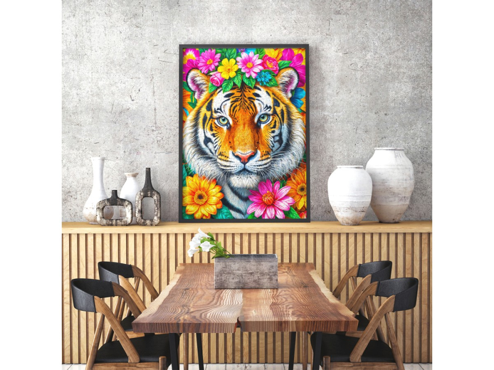 Puzzle 1000 piese Enjoy – Stripes and Blooms [5]