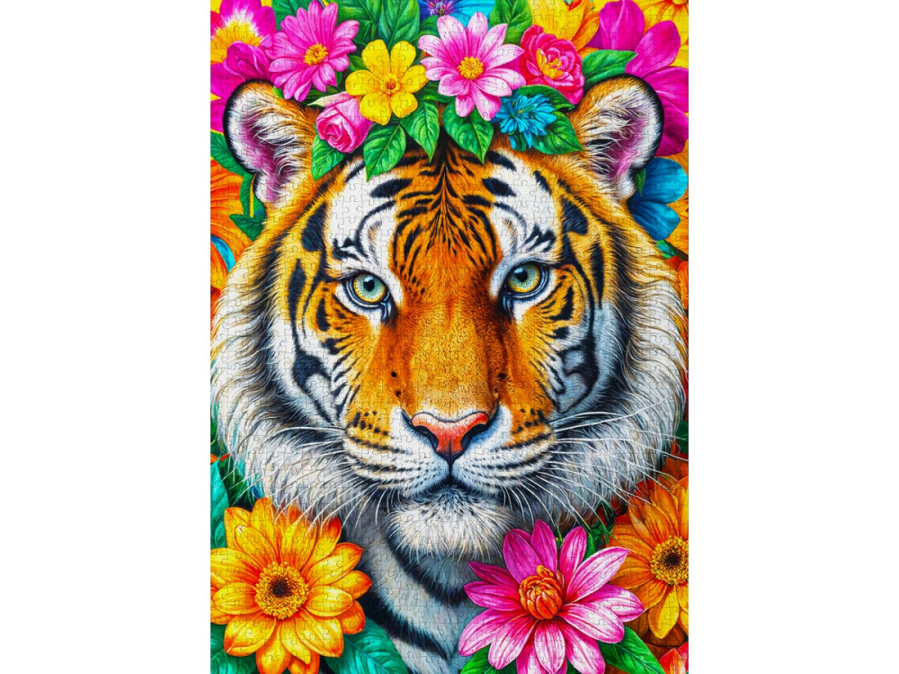 Puzzle 1000 piese Enjoy – Stripes and Blooms [2]