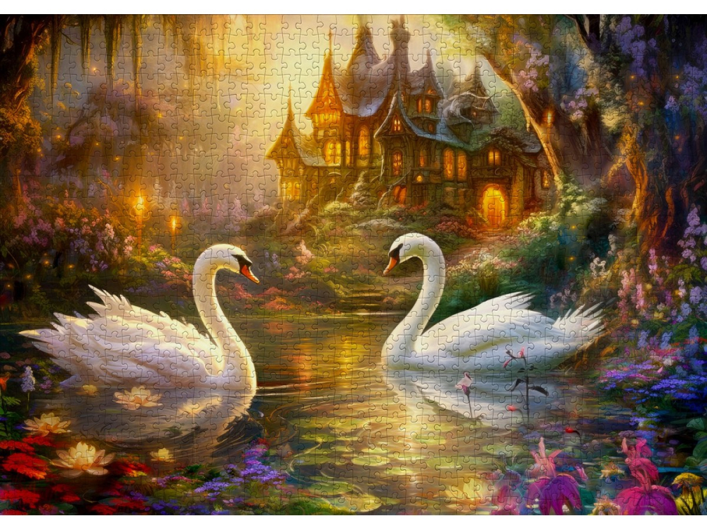 Puzzle 1000 piese Enjoy – Swan Song [2]