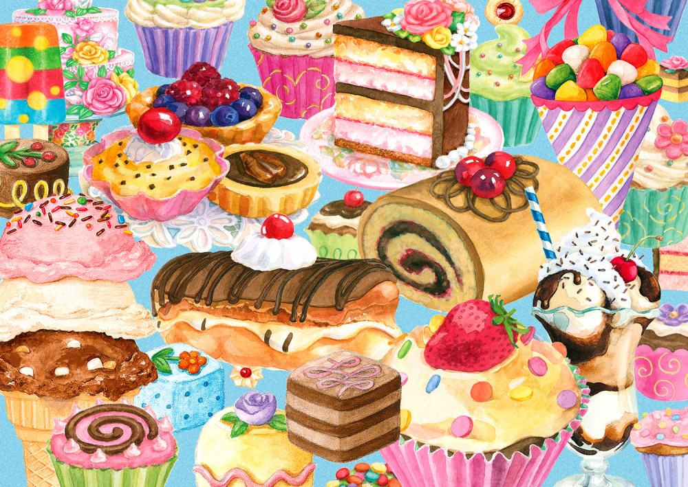 Puzzle 1000 piese Enjoy – Sweet Treats [2]