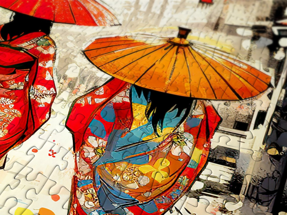 Puzzle 1000 piese Enjoy – Tokyo Stroll [5]