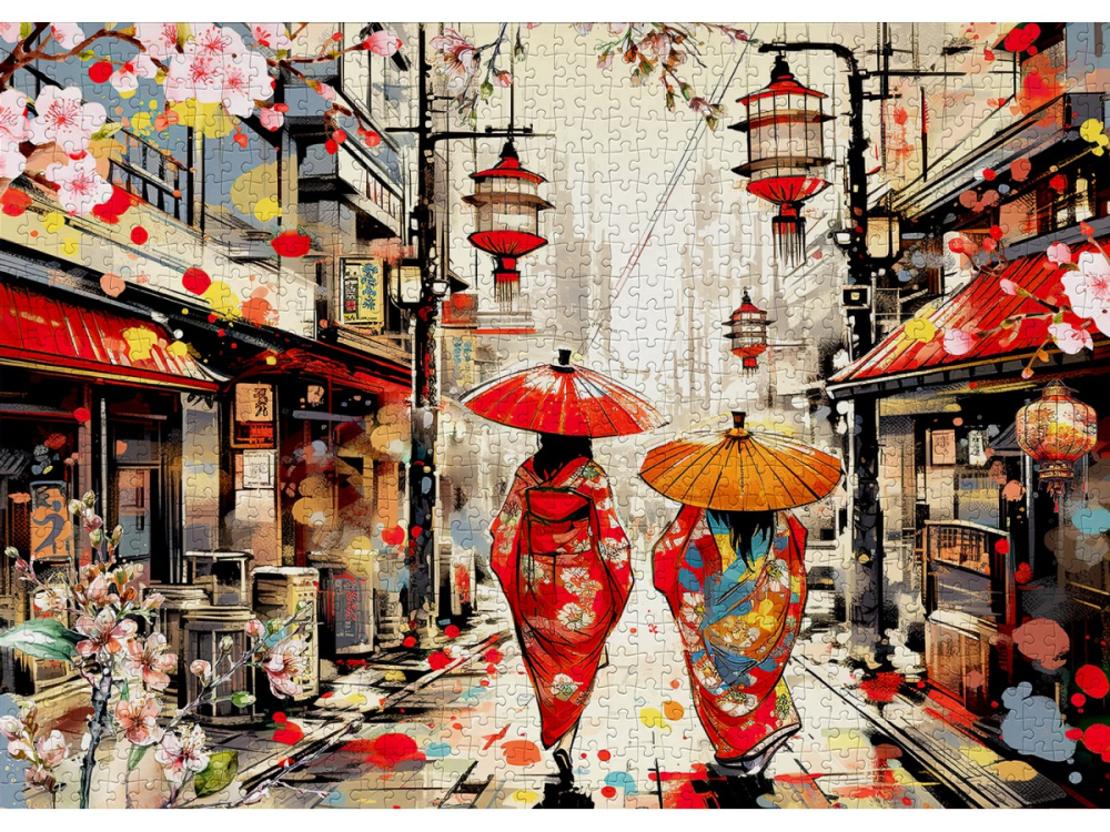 Puzzle 1000 piese Enjoy – Tokyo Stroll [2]