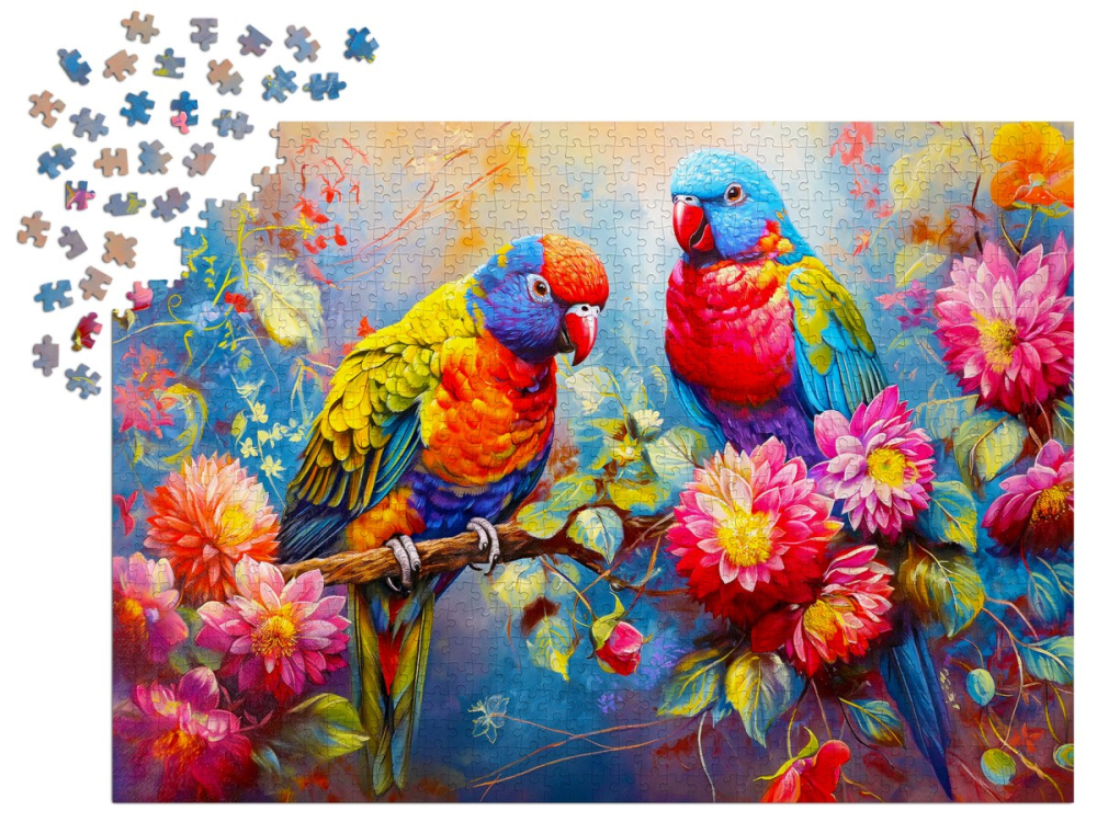 Puzzle 1000 piese Enjoy – Tropical Companions [3]