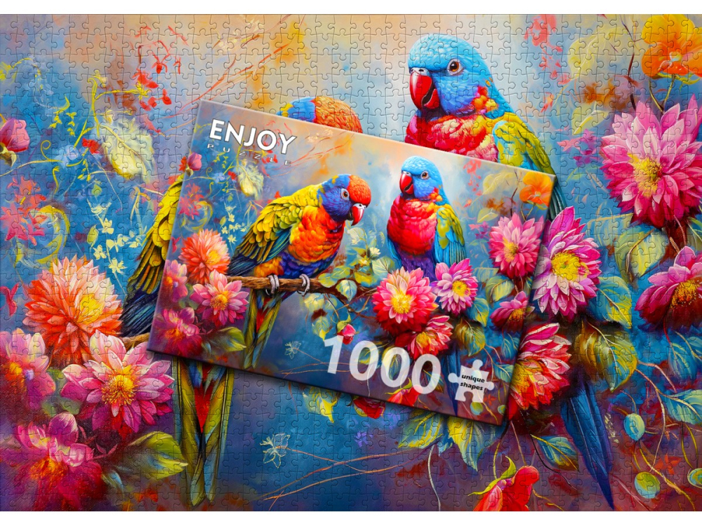 Puzzle 1000 piese Enjoy – Tropical Companions [4]