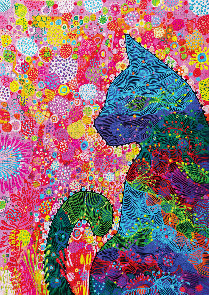 Puzzle 1000 piese Enjoy – Wandering Cat [2]